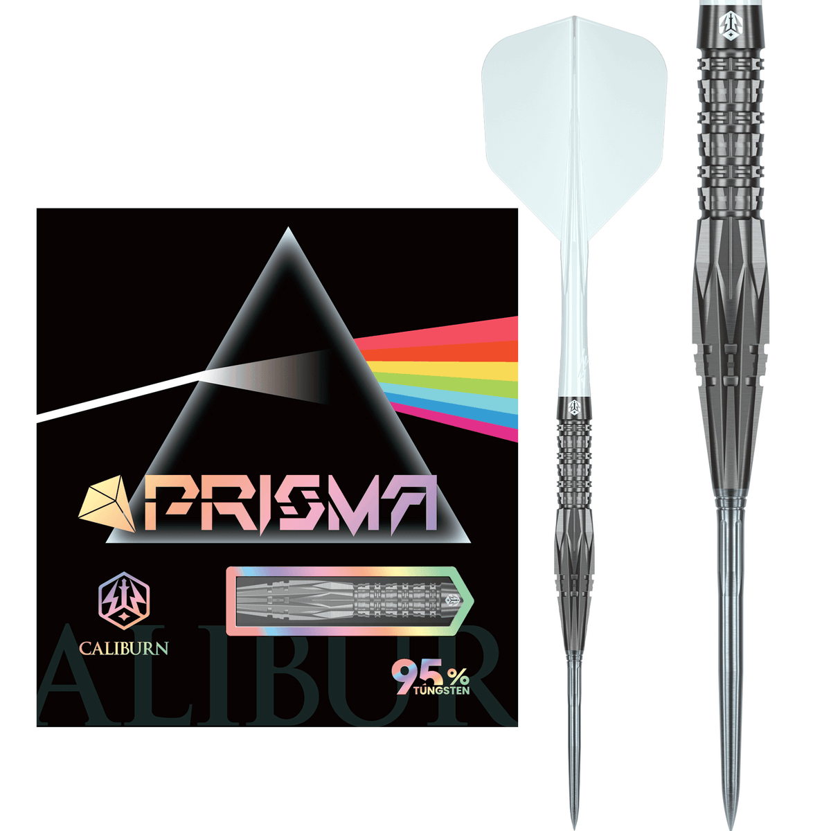 Caliburn Prisma P1 Steeldarts Verpackung
