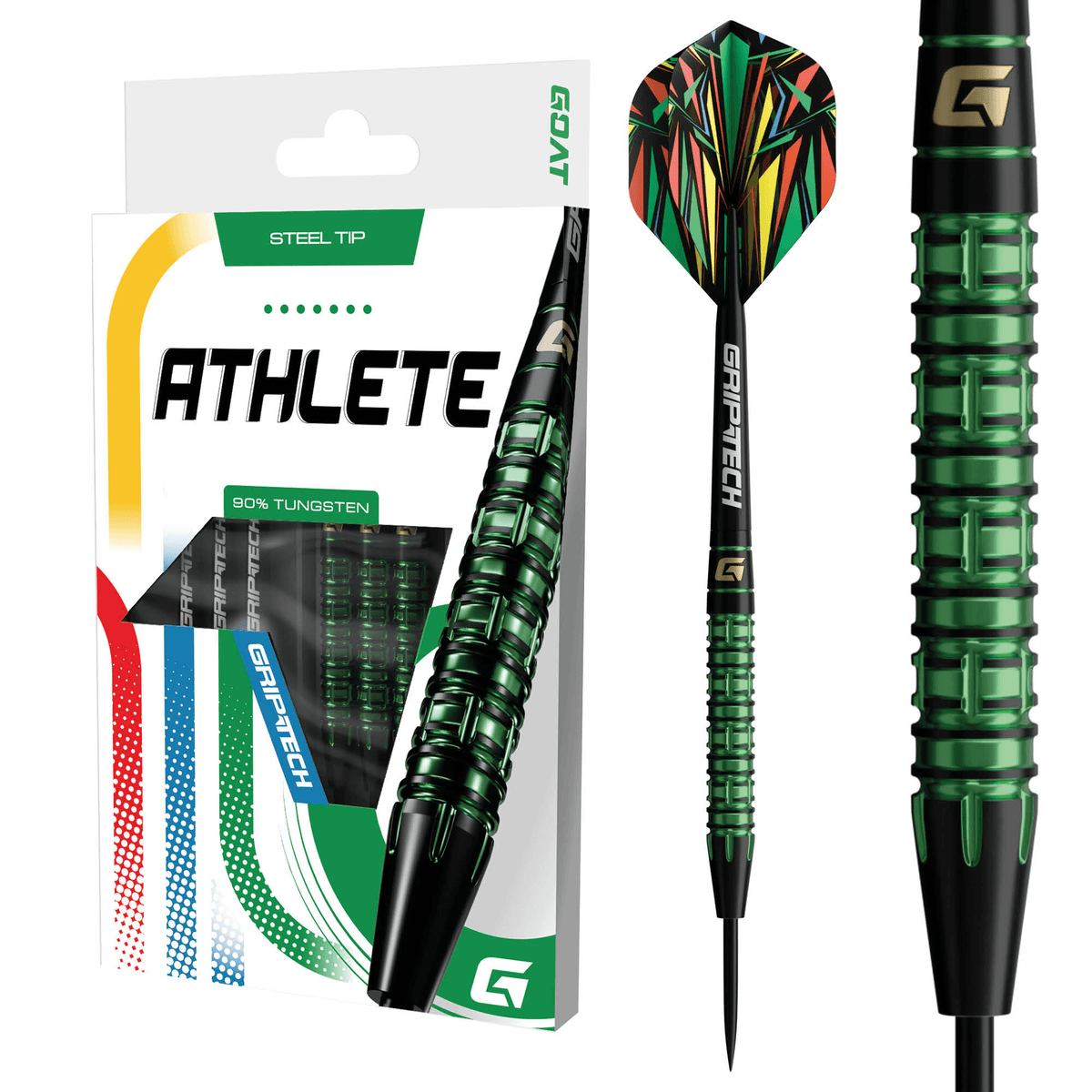 GOAT Athlete Green Steeldarts Verpackung