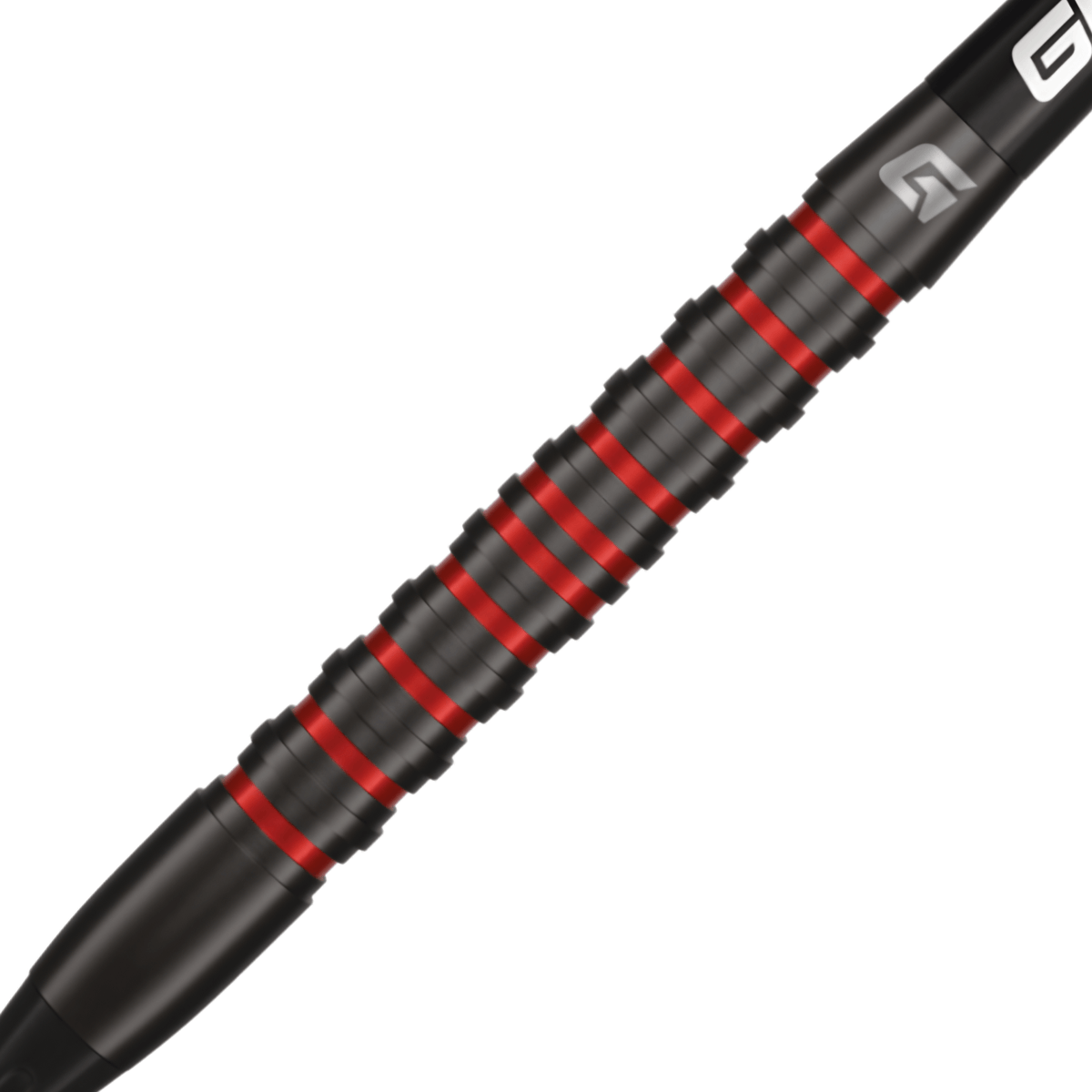GOAT Podium Black & Red Softdarts Details Barrel