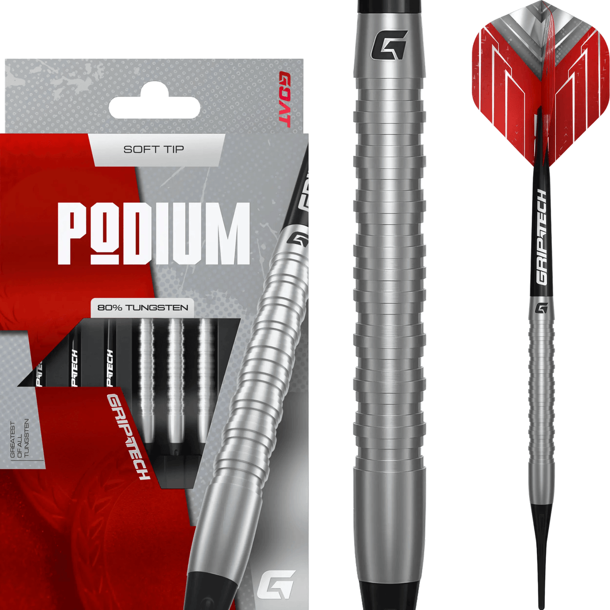 GOAT Podium Silver Softdarts Verpackung