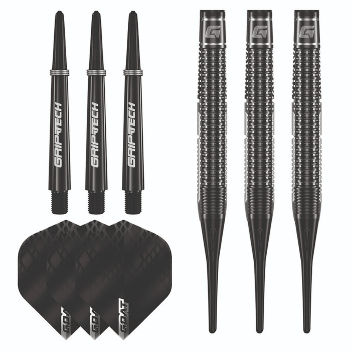 GOAT Sprocket Softdarts Packungsinhalt