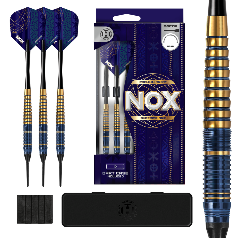 Harrows Nox Softdarts Lieferumfang