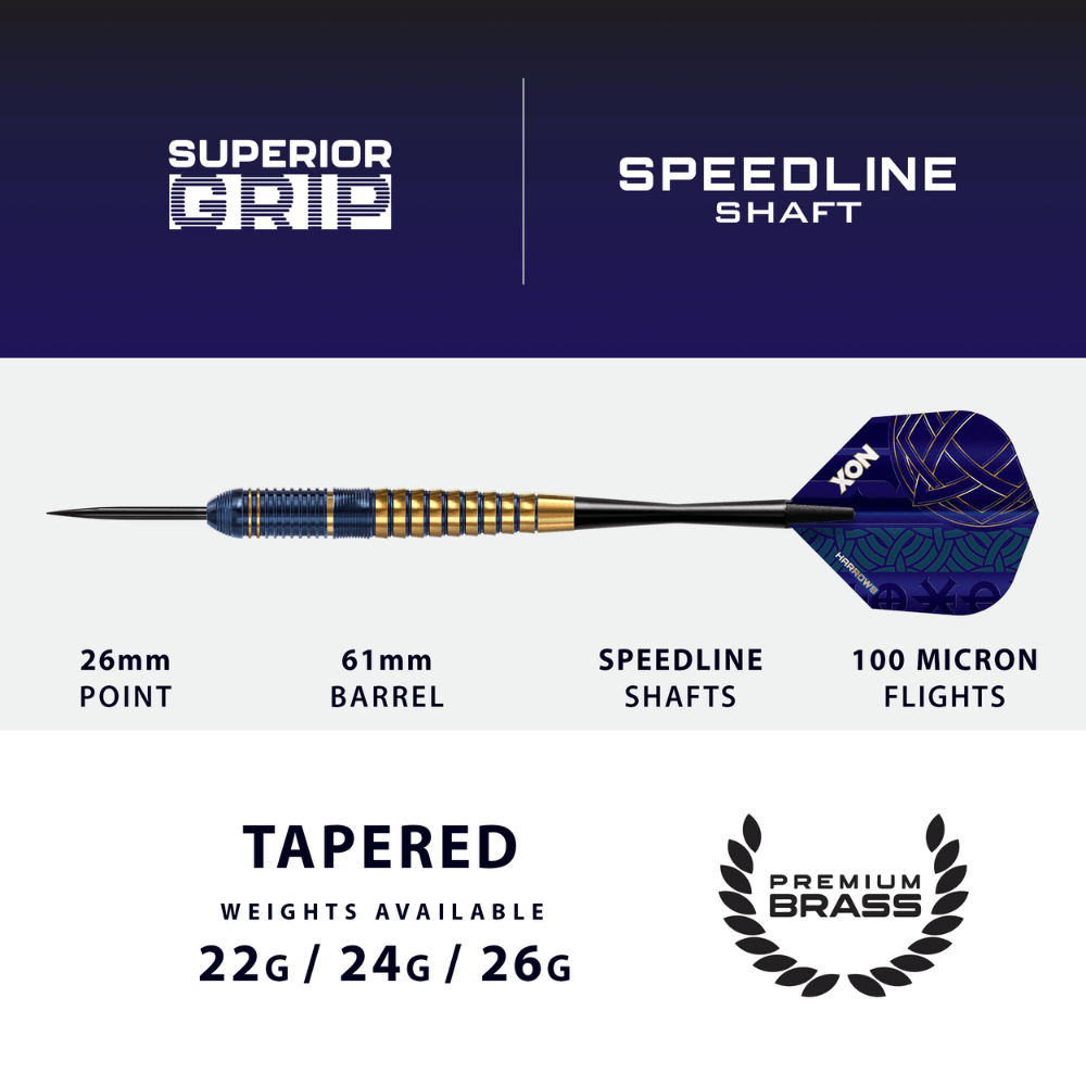 Harrows Nox Steeldarts Abmessungen