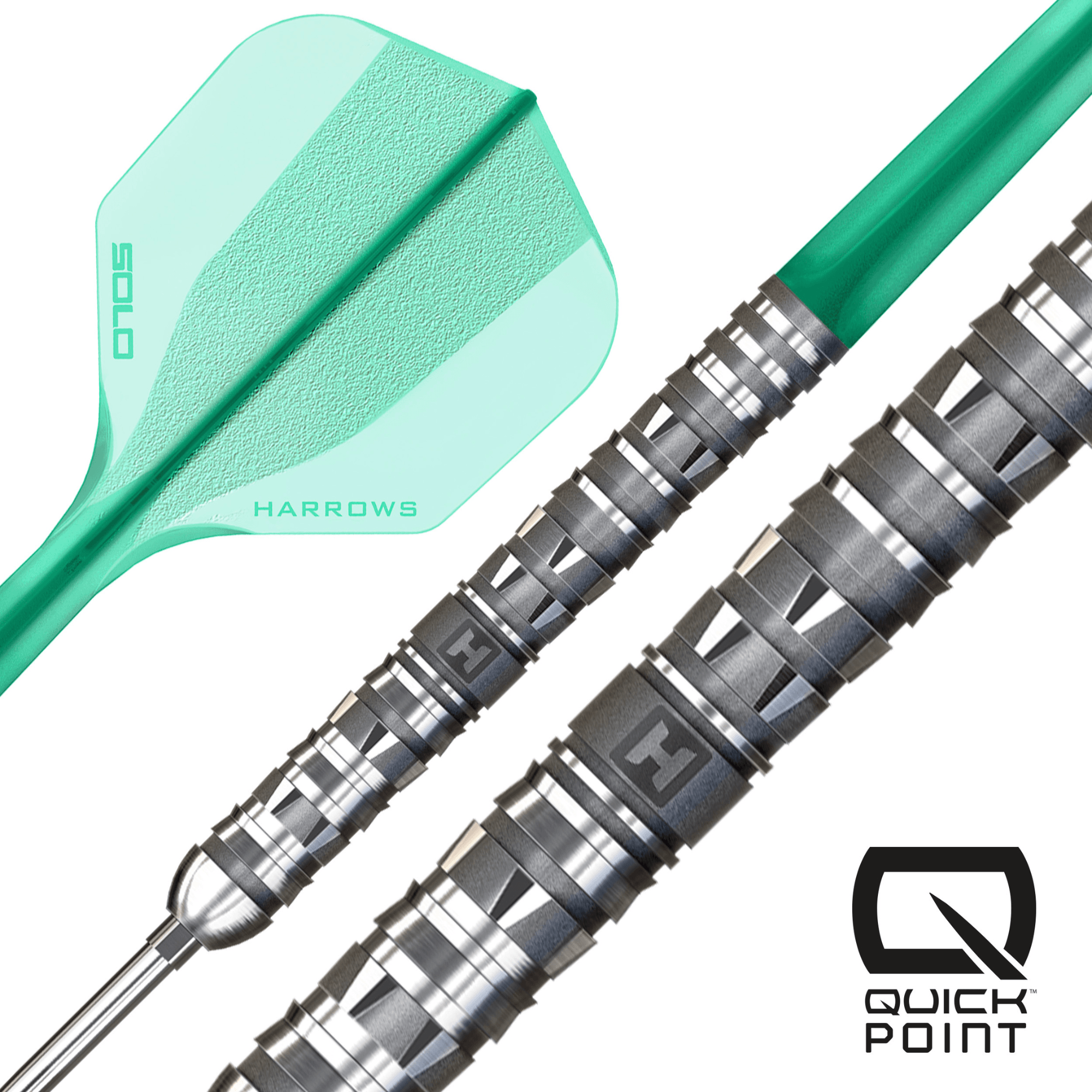 Harrows Torrent Parralel Quick Point Steeldarts Details Barrel