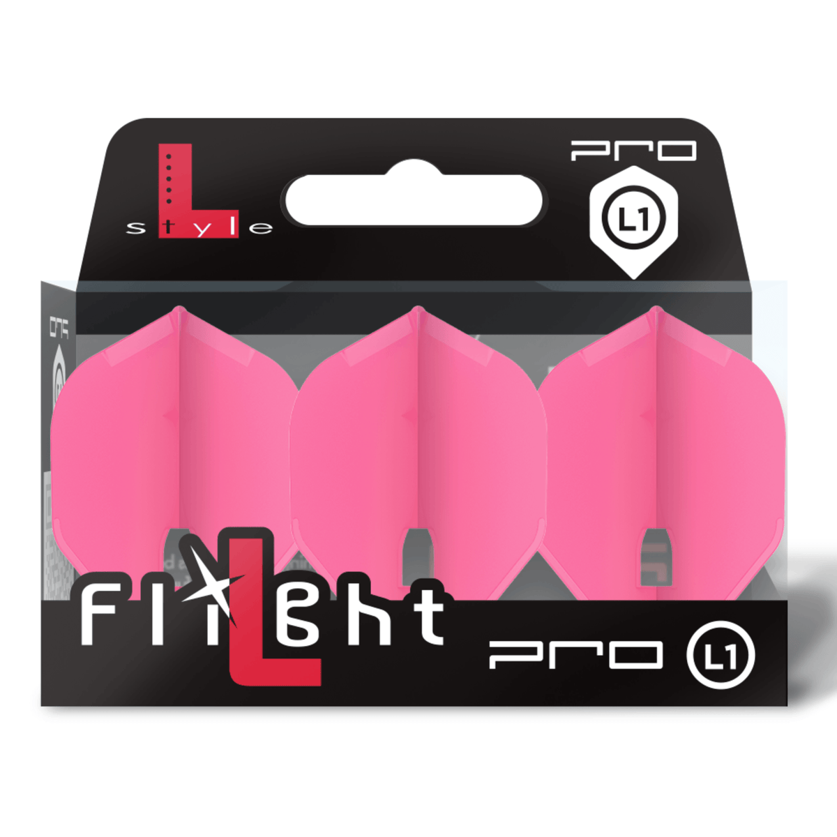 L-Style Champagne L1PRO Flights - Pink Verpackung