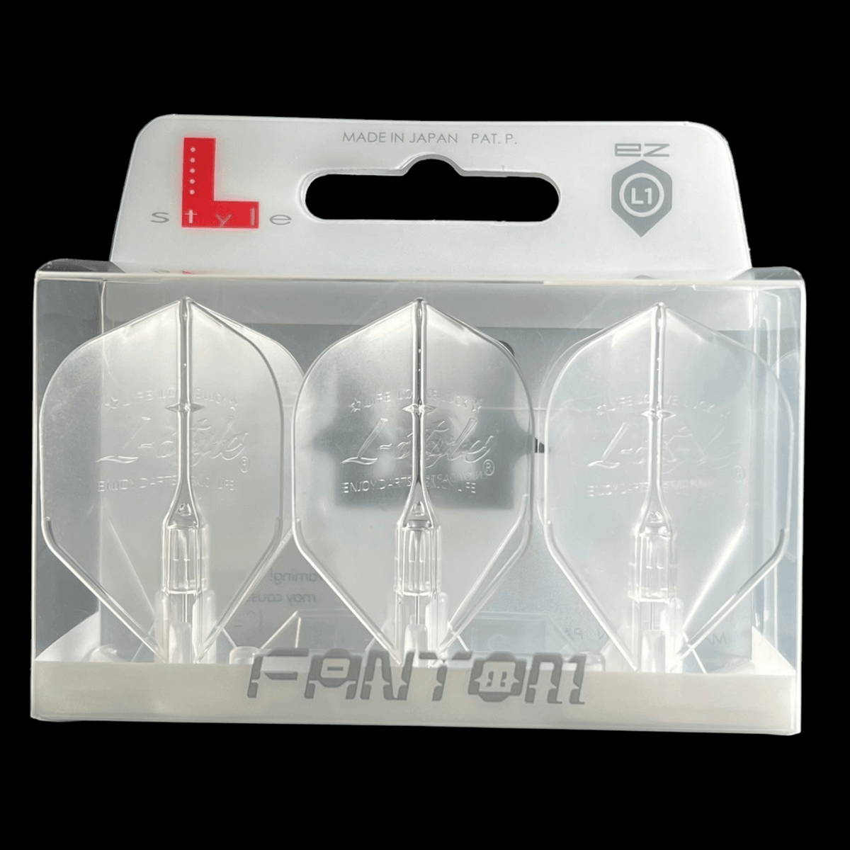 L-Style L1EZ Fantom Clear Flights Verpackung