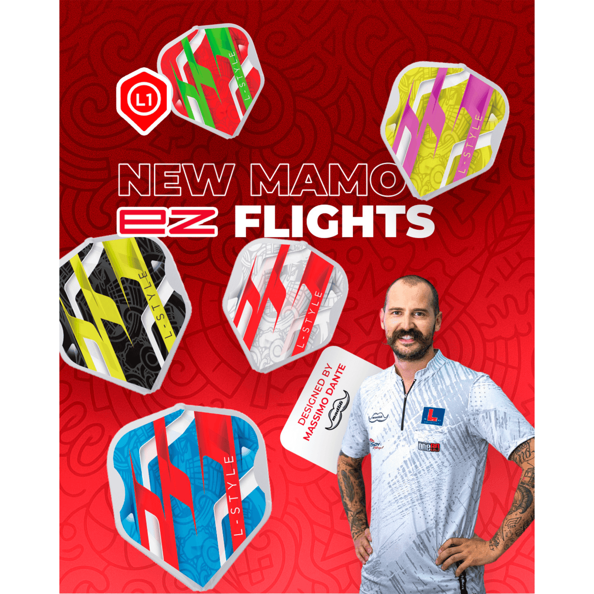 L-Style L1EZ Mamo Series Yellow Flights Farben