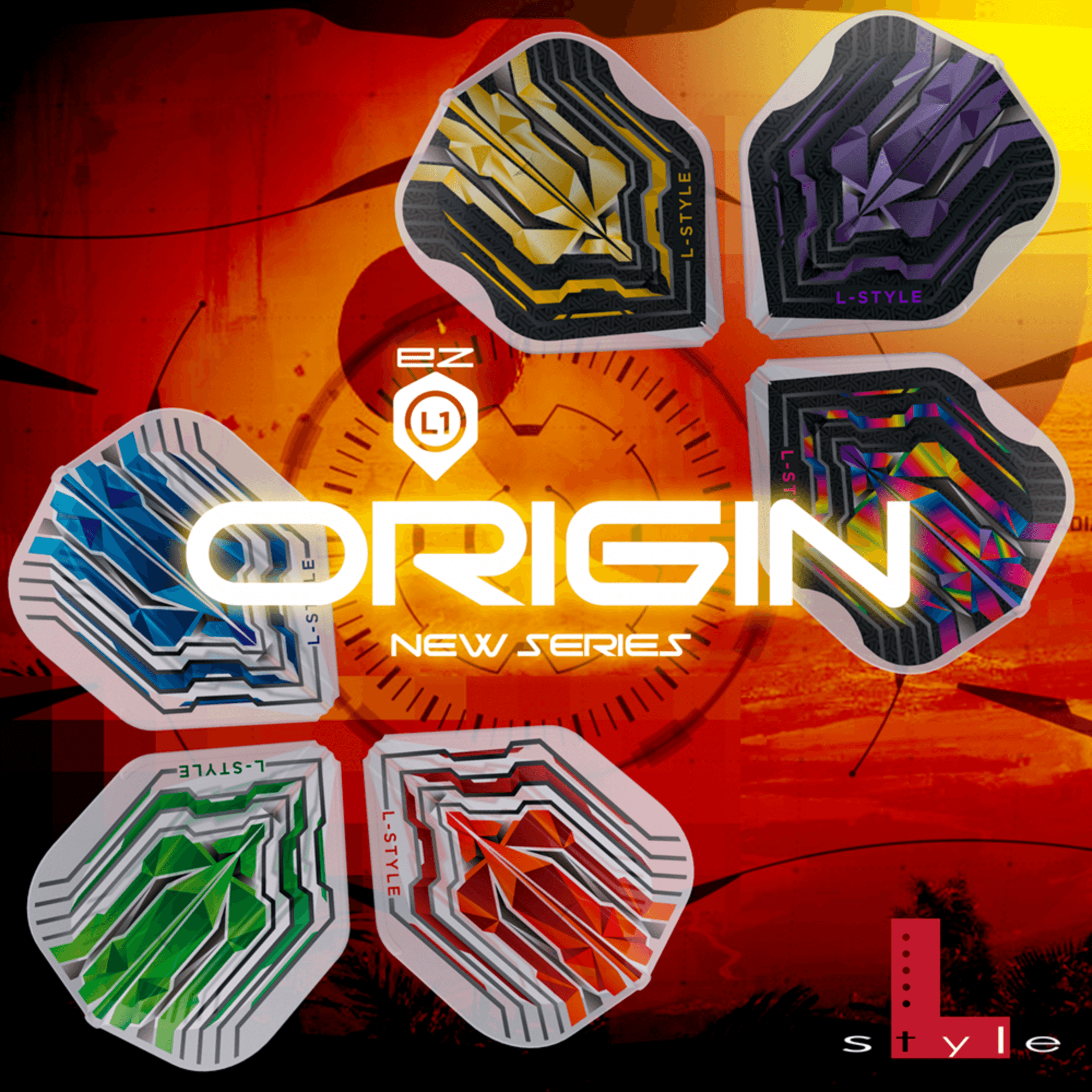 L-Style L1EZ Origin Series Purple Flights Farben