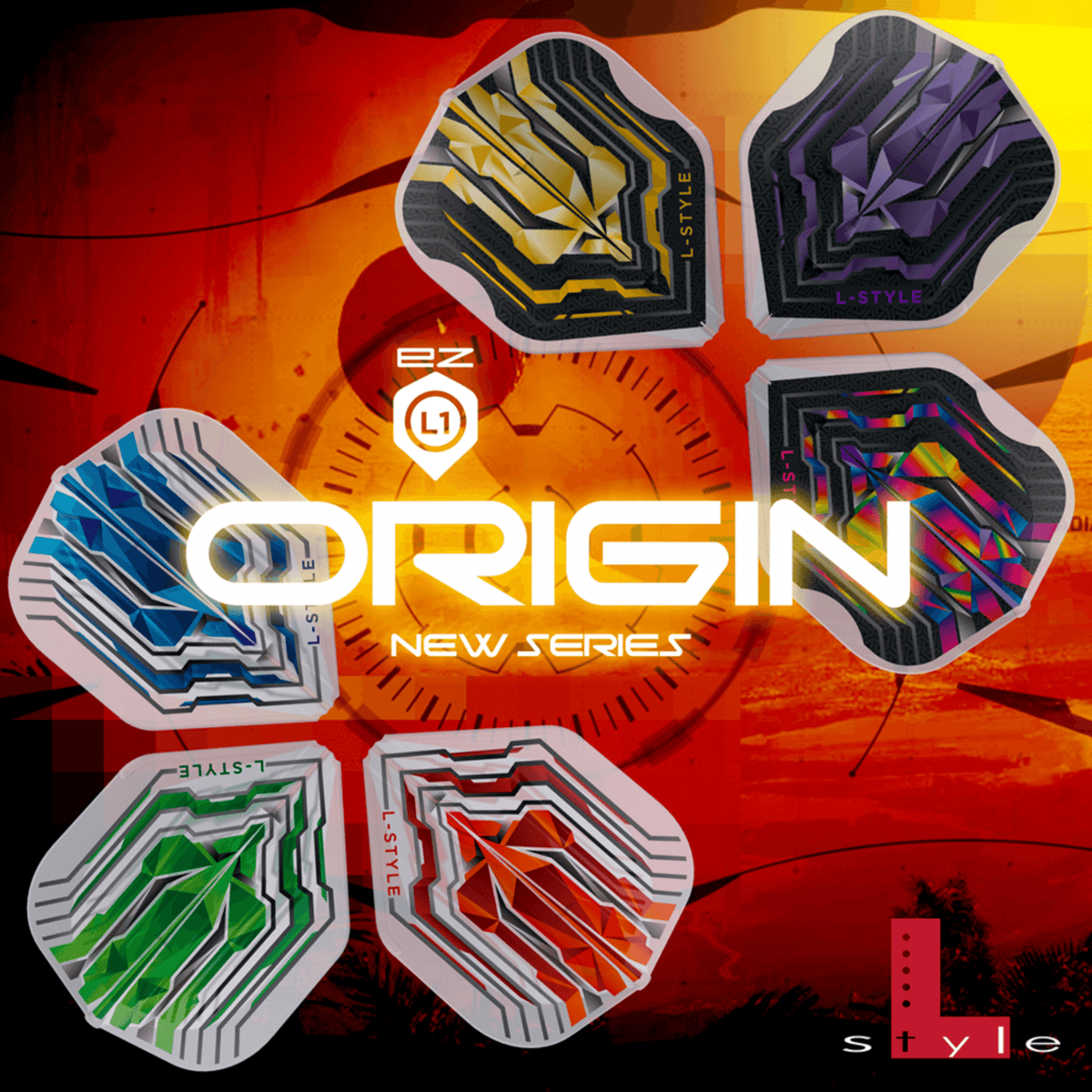 L-Style L1EZ Origin Series Rainbow Flights Farben
