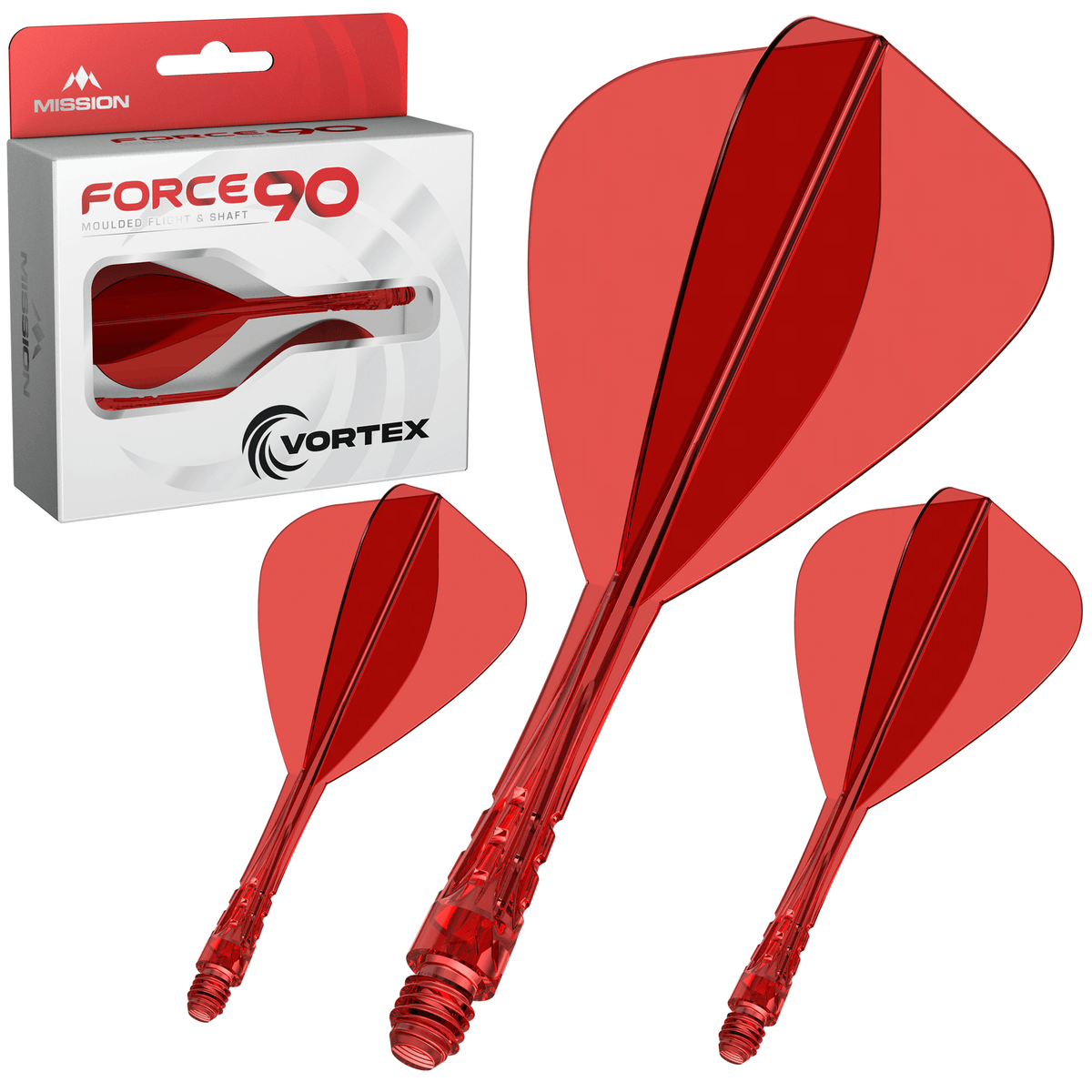Mission Force 90 Vortex Kite Red Verpackung