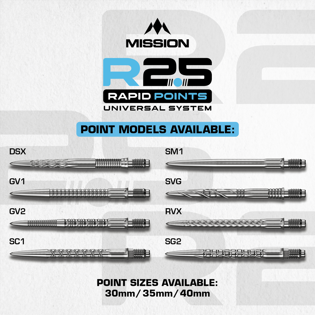 Mission Rapid Point RVX Silver Varianten