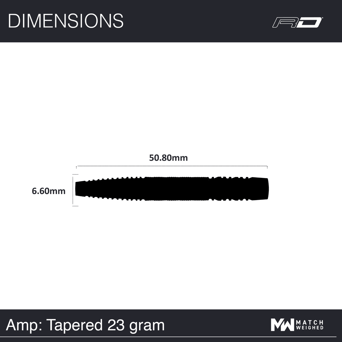 Red Dragon Amp Tapered Steeldarts Maße 23g