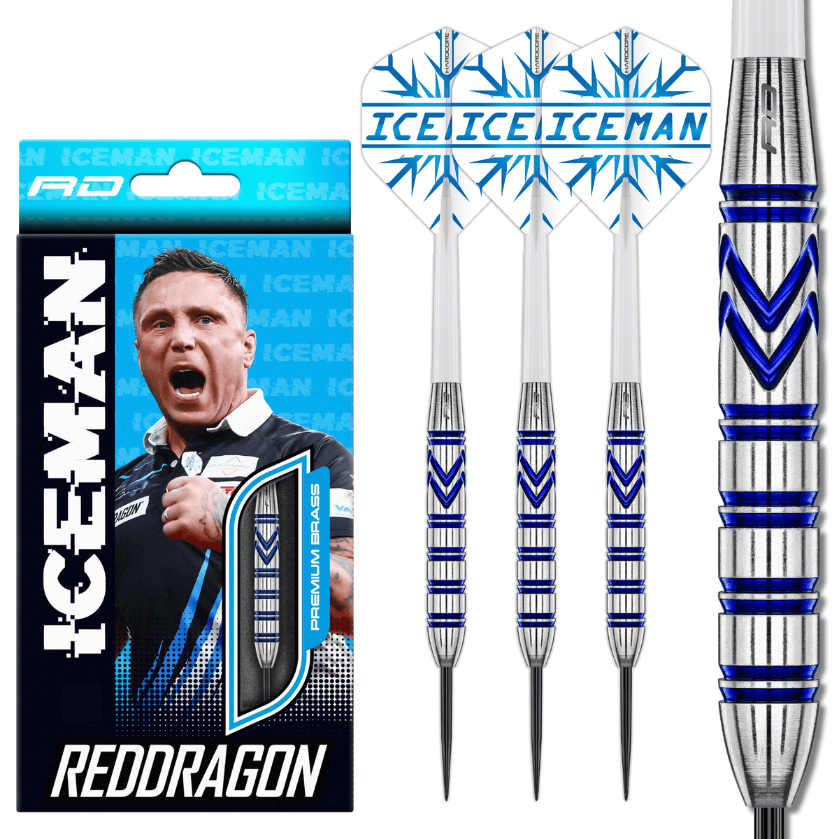 Red Dragon Gerwyn Price SE Brass Steeldarts Verpackung
