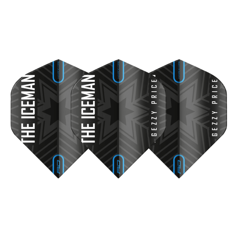 Red Dragon Gerwyn Price Snowflake Flights - Schwarz Set
