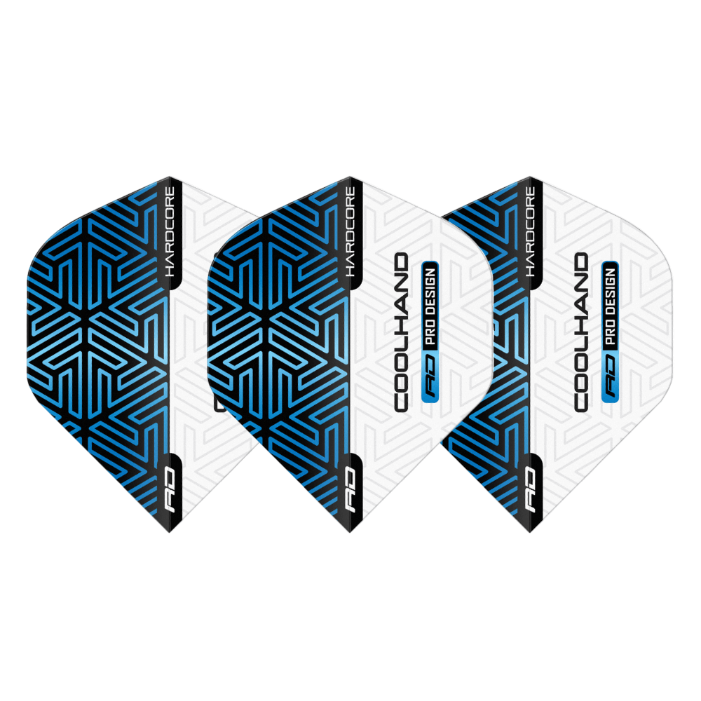Red Dragon Hardcore Luke Humphries Blue & White Flights Set