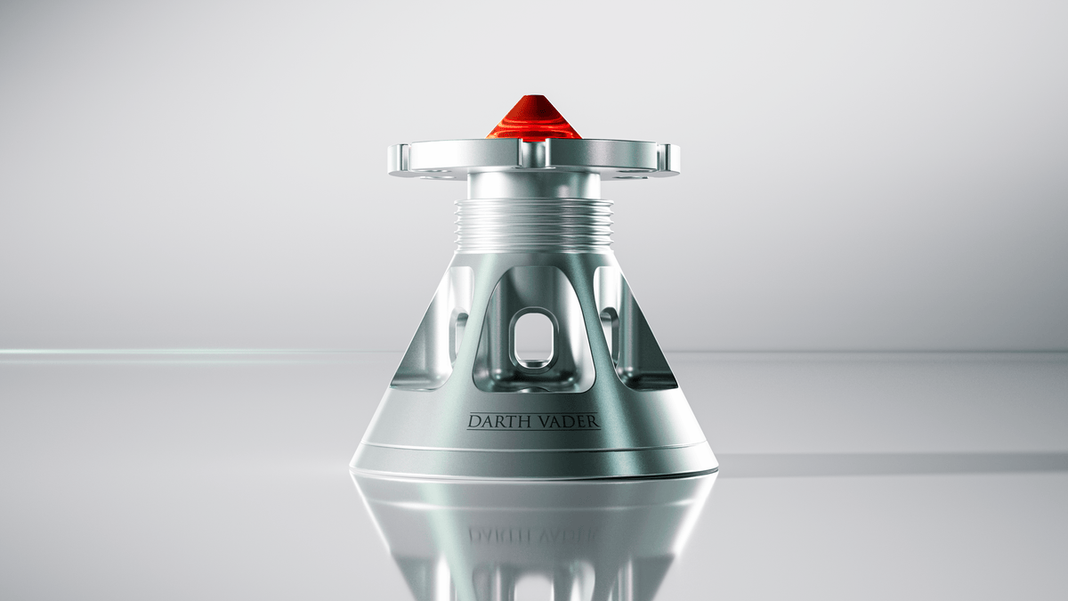 Target Darth Vader Light Saber Swiss Point Steeldarts Dartsständer Detail
