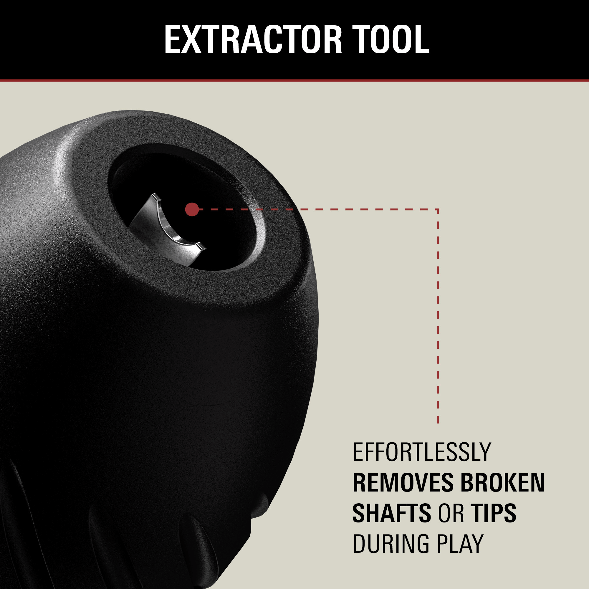 Target Japan AL3 Tip Case - Black Extractor Tool