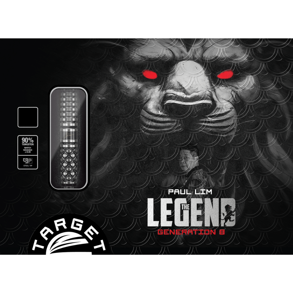 Target Japan Paul Lim The Legend Gen 8 Swiss Point Steeldarts Packung
