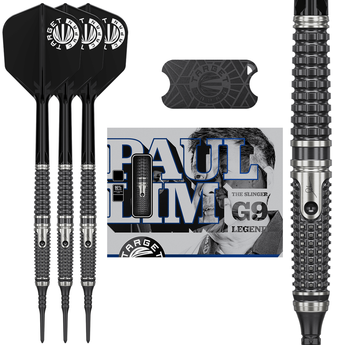 Target Japan Paul Lim The Legend Gen 9 Softdarts Packungsinhalt