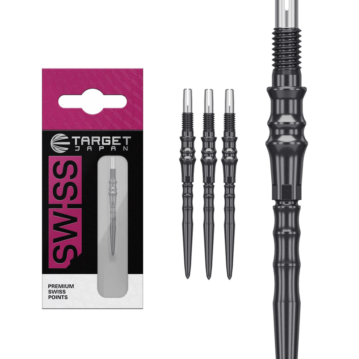 Target Japan Swiss Point Premium Spitzen - Black Verpackung