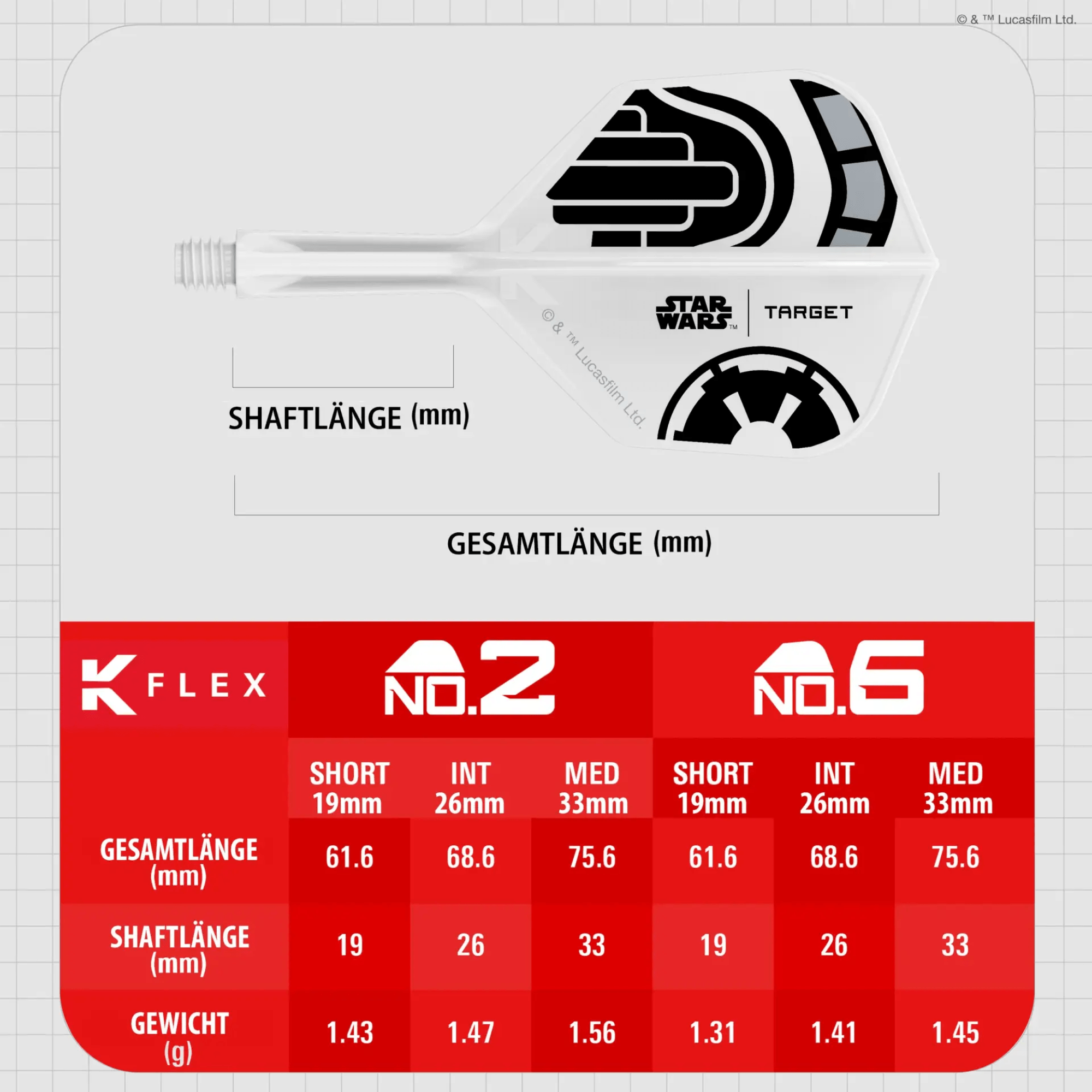Target Star Wars K-Flex Storm Trooper NO6 Größen