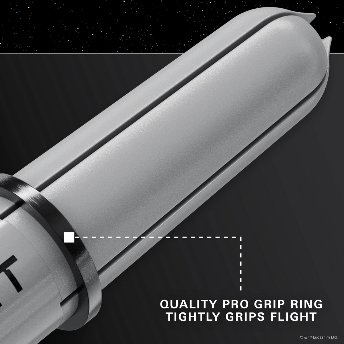Target Star Wars Pro Grip Shafts - Grau Detail Flight
