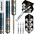 Unicorn Hexium 2 Blue & Gold Steeldarts Packungsinhalt