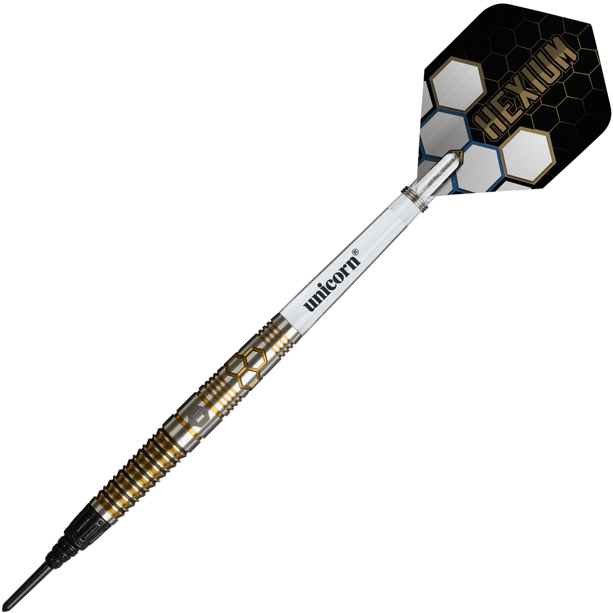 Unicorn Hexium 3 Gold & Black Softdarts