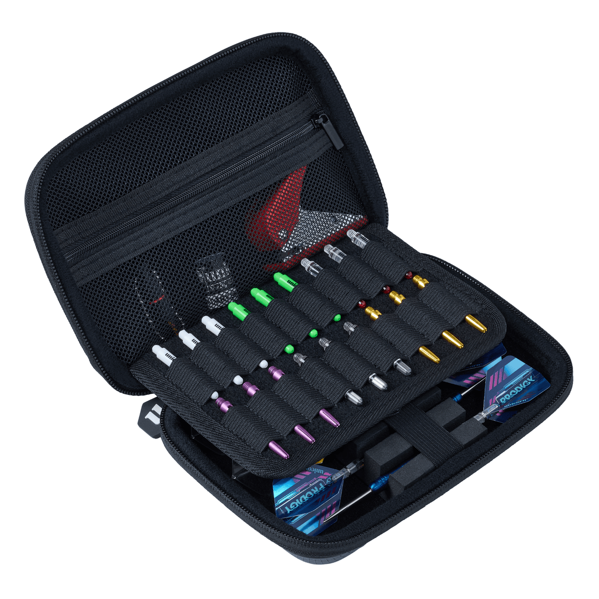 Unicorn Vanguard Dartcase Medium Grey offen 2