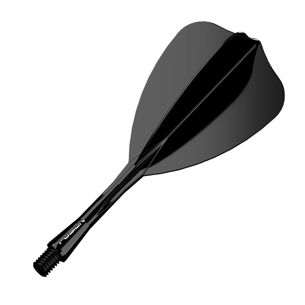 Winmau Fusion Integrated Flight System Arrow Black