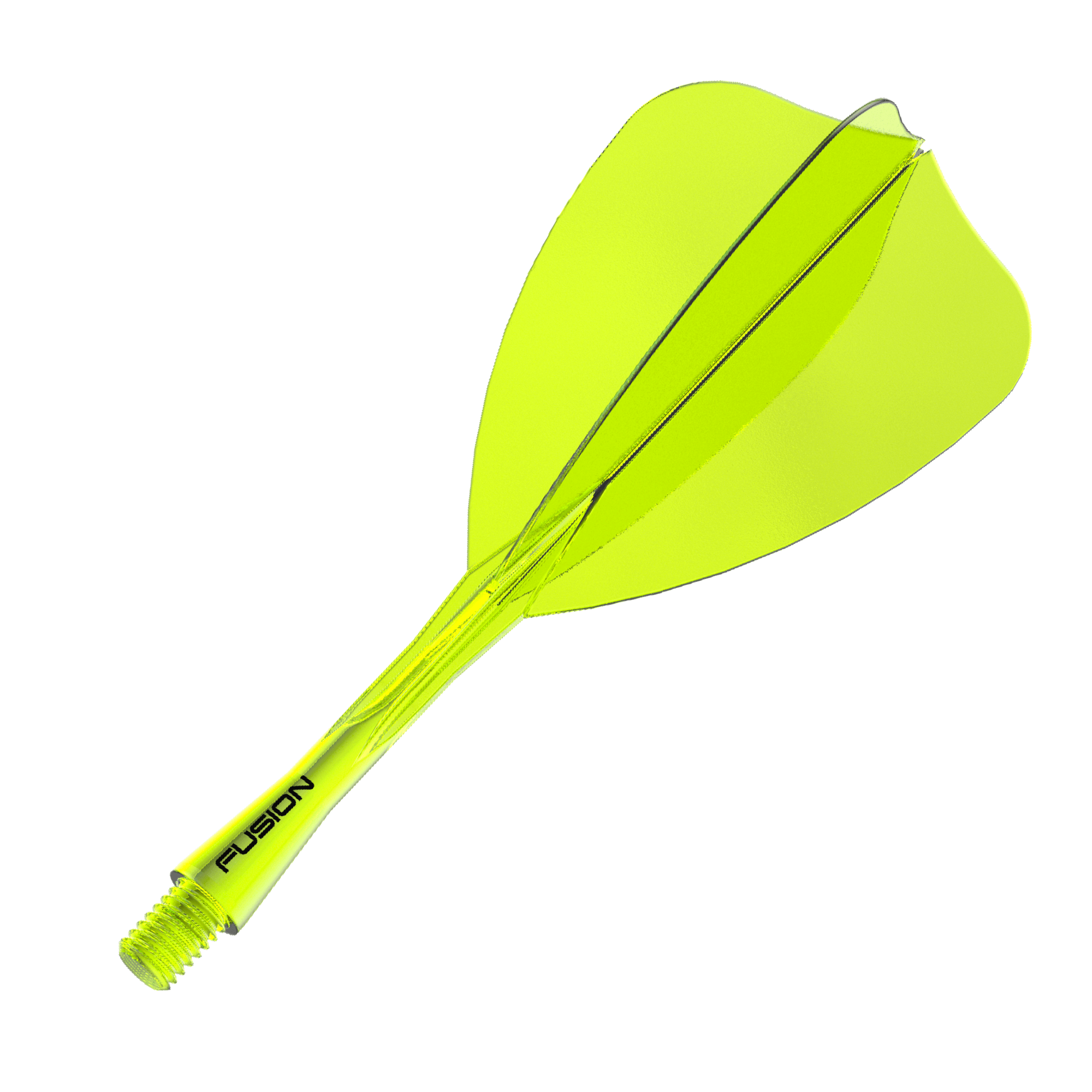 Winmau Fusion Integrated Flight System Arrow Neon Yellow