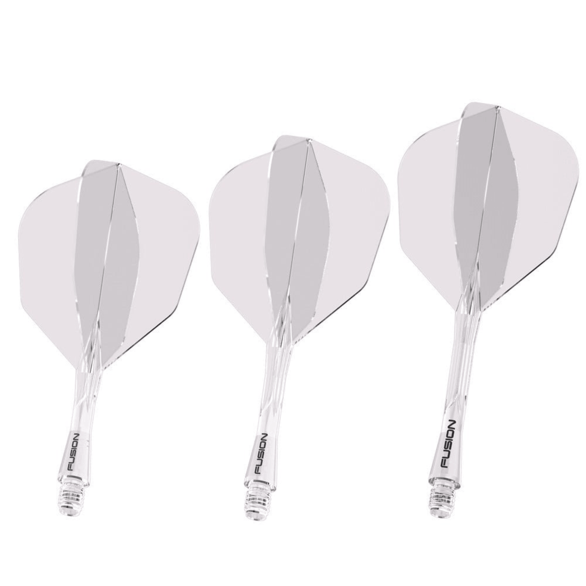 Winmau Fusion Integrated Flight System Small Clear Set
