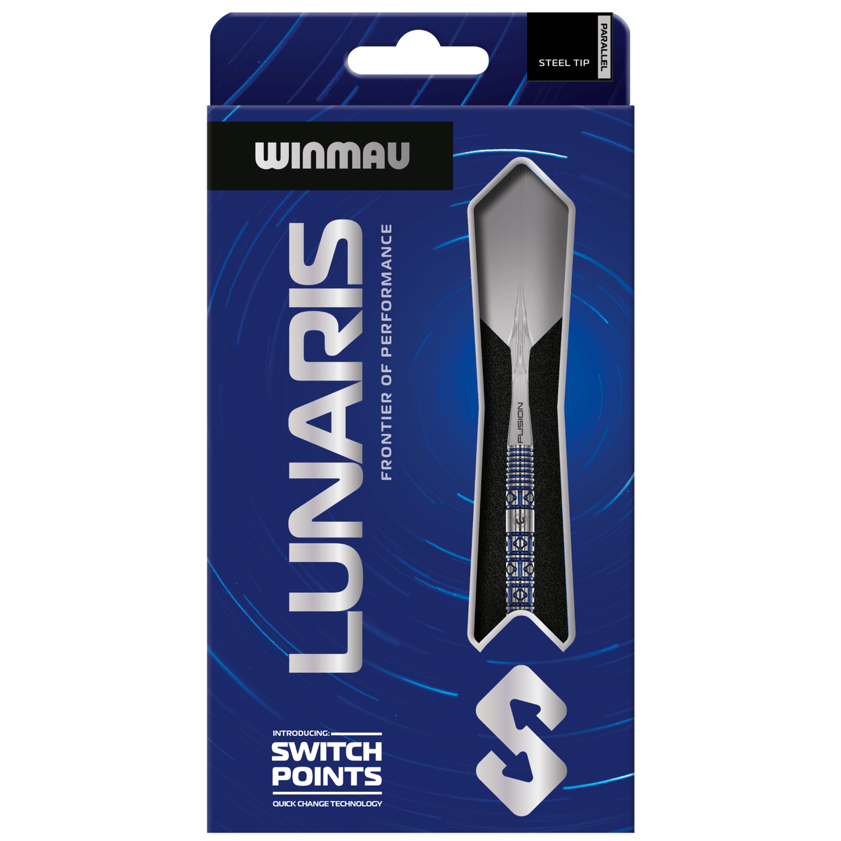 Winmau Lunaris Parallel Switch Point Steeldarts Verpackung